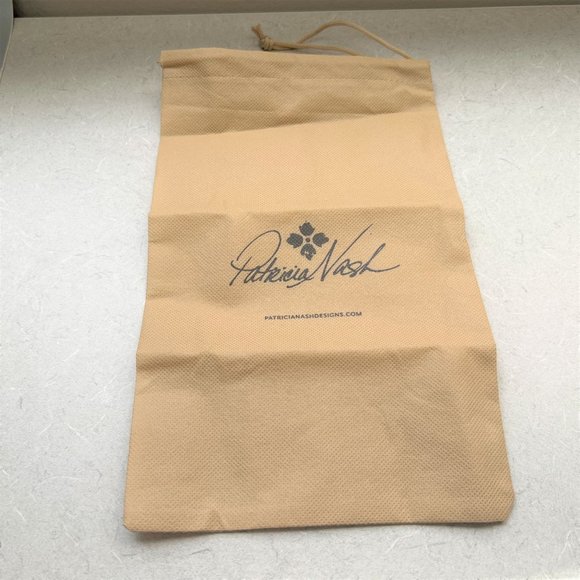 Patricia Nash Small Canvas Wallet Drawstring Dust Bag 11 in. H X 6.5 in. W NWOT - Picture 1 of 4